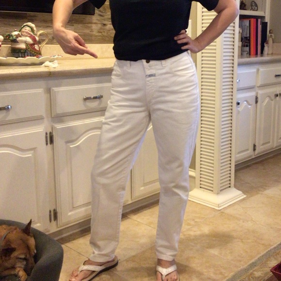 Vintage 1980’s Marithe Francois Girbaud White Jeans - Picture 3 of 9